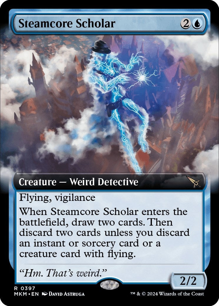Steamcore Scholar (Extended Art) (397) (Murders at Karlov Manor)