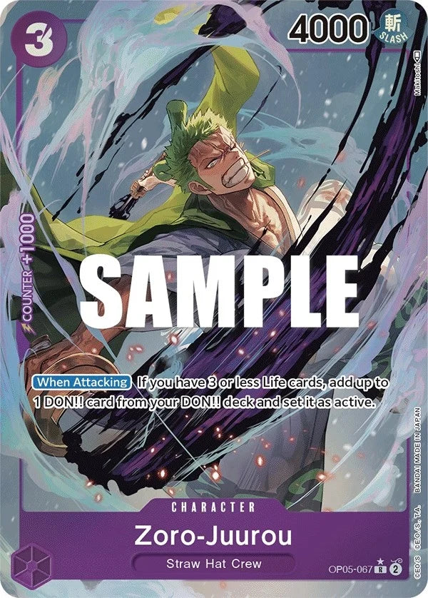 Zoro-Juurou (Alternate Art) (OP05-067) (Awakening of the New Era) (OP05)