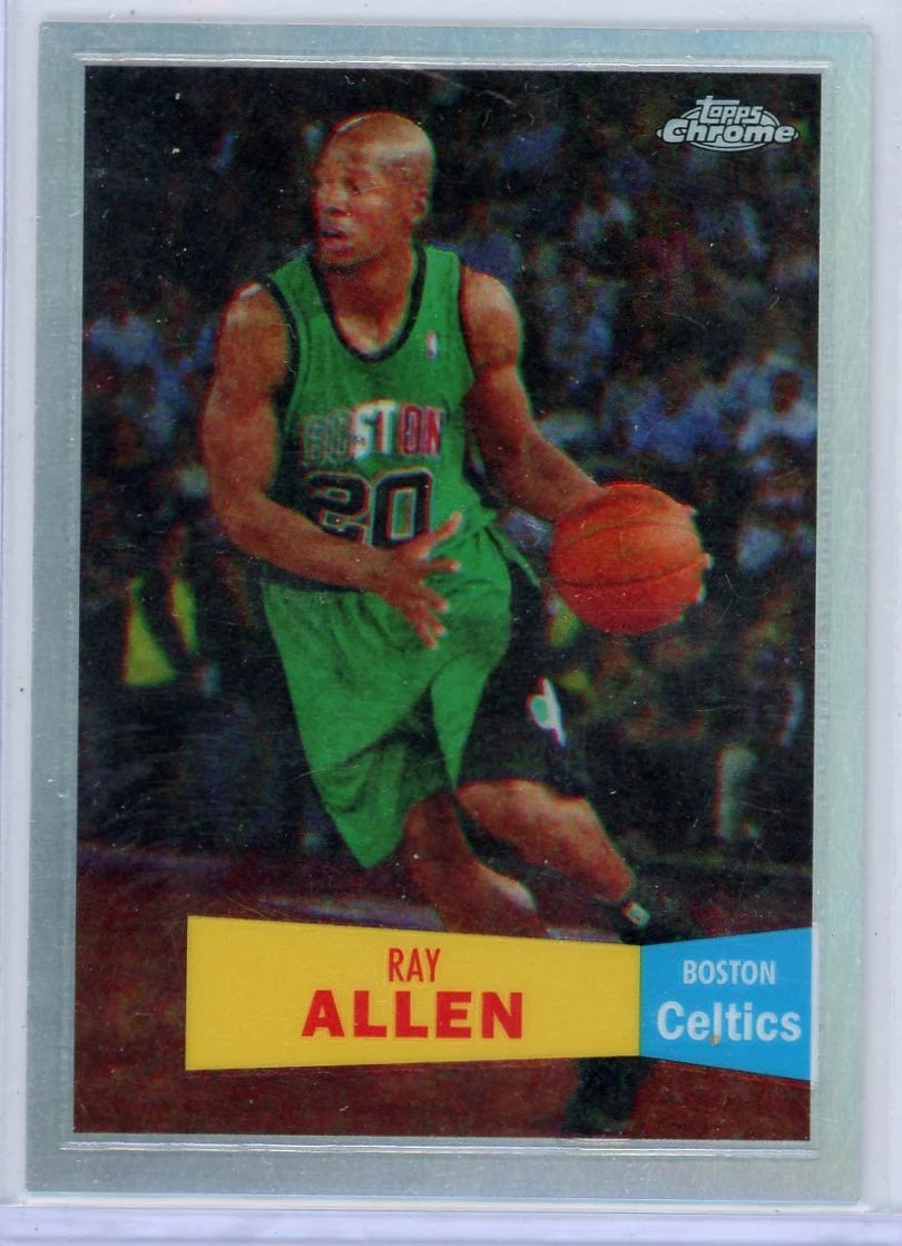 Ray Allen 2007-08 Topps Chrome Retro refractor #'d 411/999