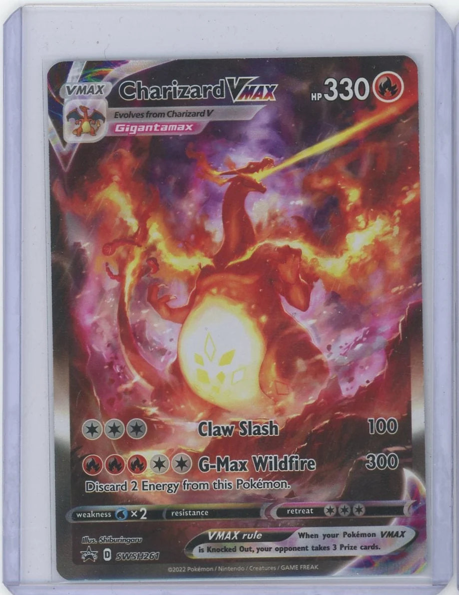 Charizard Vmax Sword & Shield Black Star Promo #SWSH261