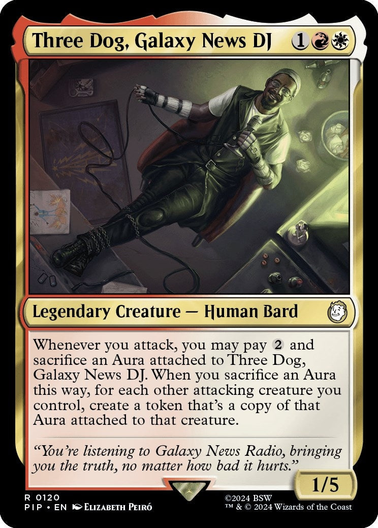 Three Dog, Galaxy News DJ (120) (Universes Beyond: Fallout)