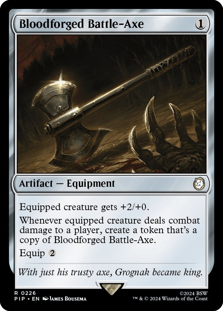 Bloodforged Battle-Axe (226) (Universes Beyond: Fallout)