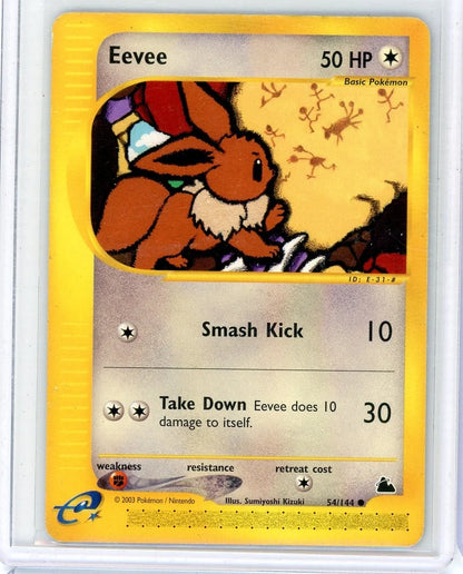 Eevee Pokémon Skyridge Non-Holo #54/144