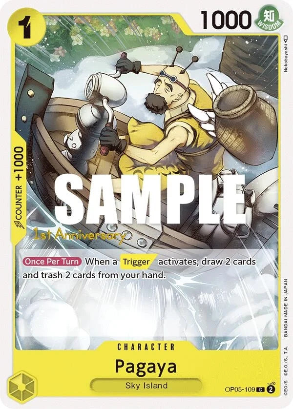 Pagaya (OP05-109) (Awakening of the New Era: 1st Anniversary Tournament Cards) (OP05 ANN)