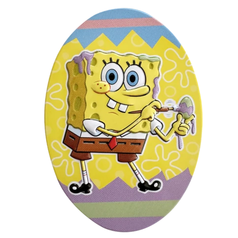 SpongeBob Eggstra Sours Strawberry Candy Tin