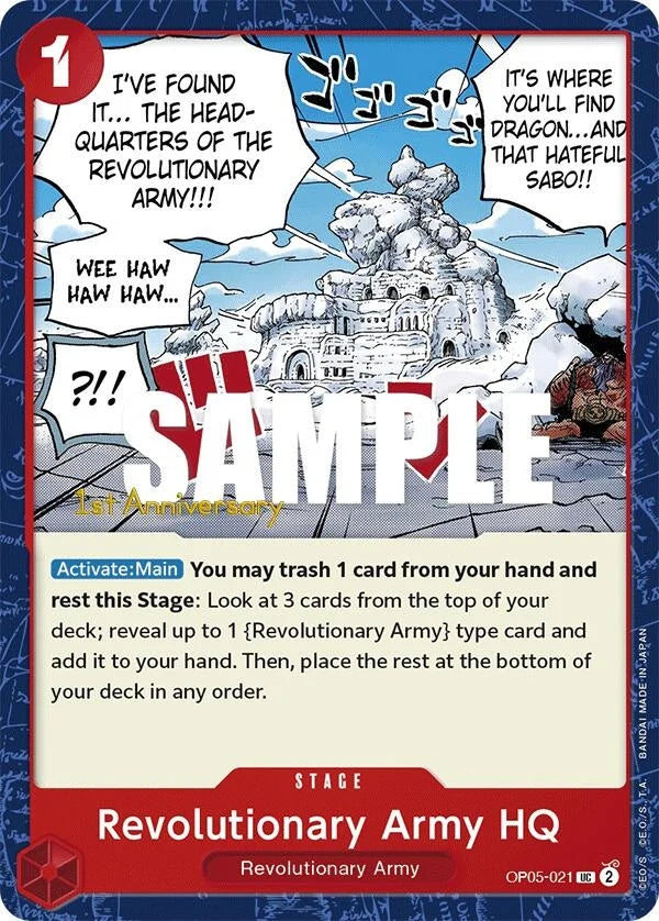 Revolutionary Army HQ (OP05-021) (Awakening of the New Era: 1st Anniversary Tournament Cards) (OP05 ANN)