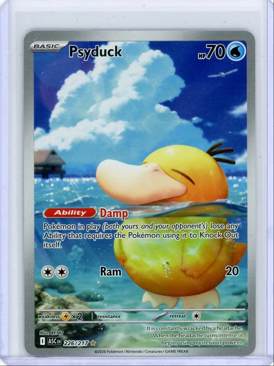Psyduck 2026 Pokemon Ascended Heroes Illustration rare #225/217