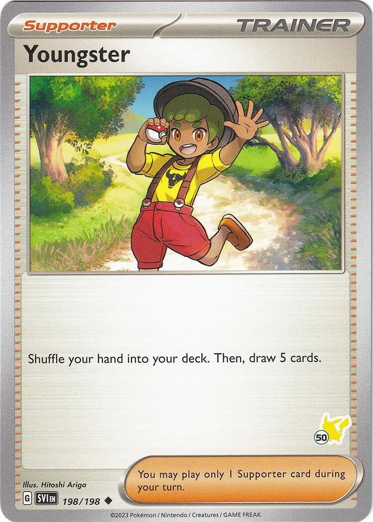 Youngster - Pikachu 50 (198/198) (Battle Academy 2024) (BA24)