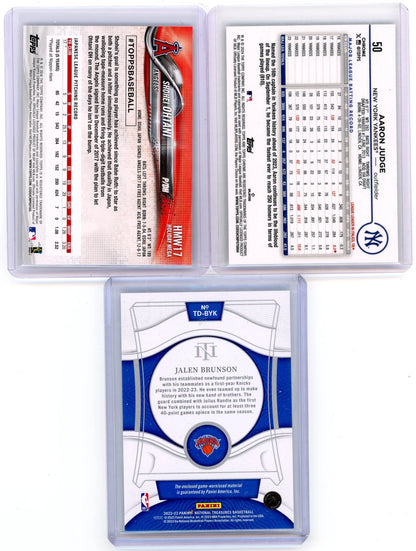 Shohei Ohtani 2018 Topps Holiday Metallic Snowflake SP rookie card