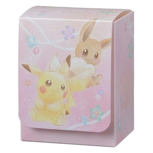 Pokemon Center Japan Exclusive: Pikachu & Eevee Jewel Deck Box