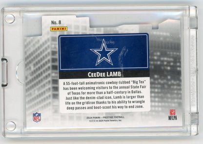 Ceedee Lamb 2024 Panini Prestige City limits SSP