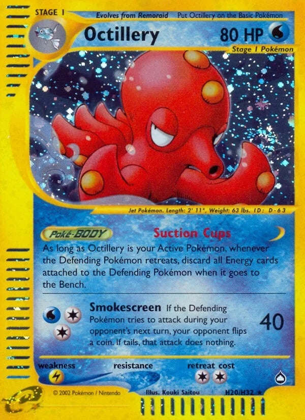 Octillery (H20) (H20/H32) (Aquapolis) (AQ)