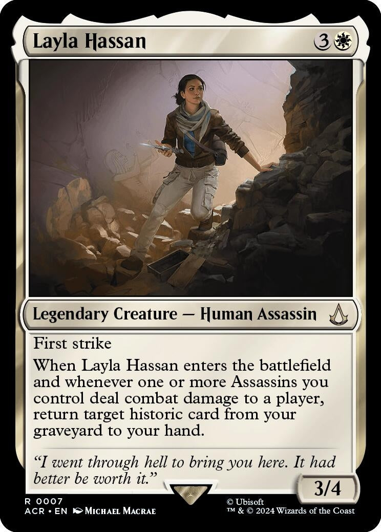 Layla Hassan (7) (Universes Beyond: Assassin's Creed)