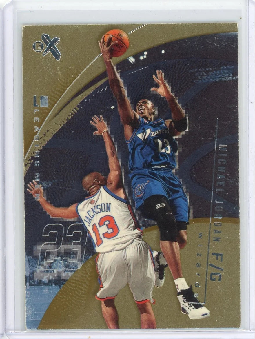 Michael Jordan 2002 Fleer Skybox EX Leading Men #98
