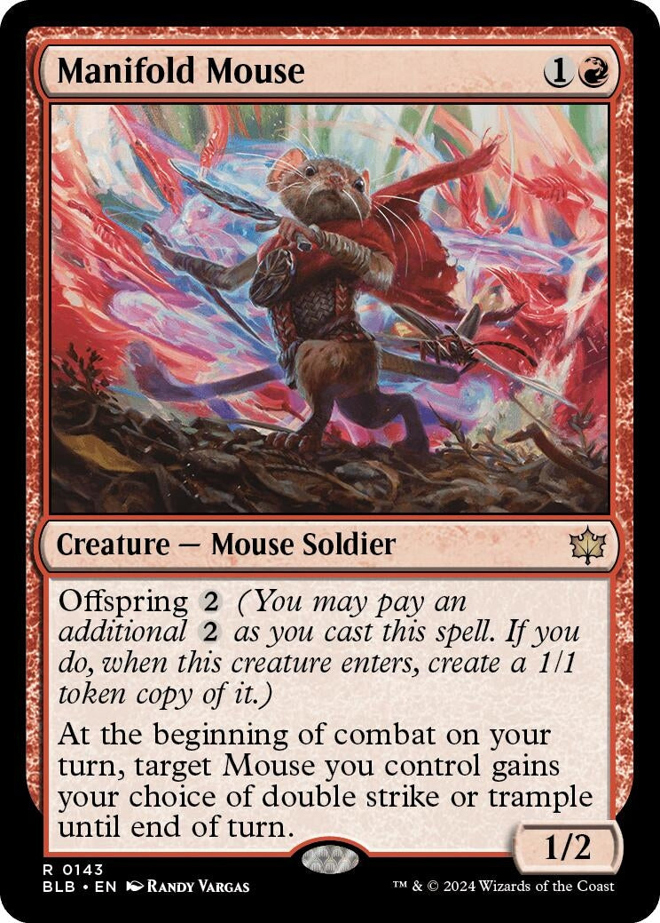 Manifold Mouse (143) (Bloomburrow)