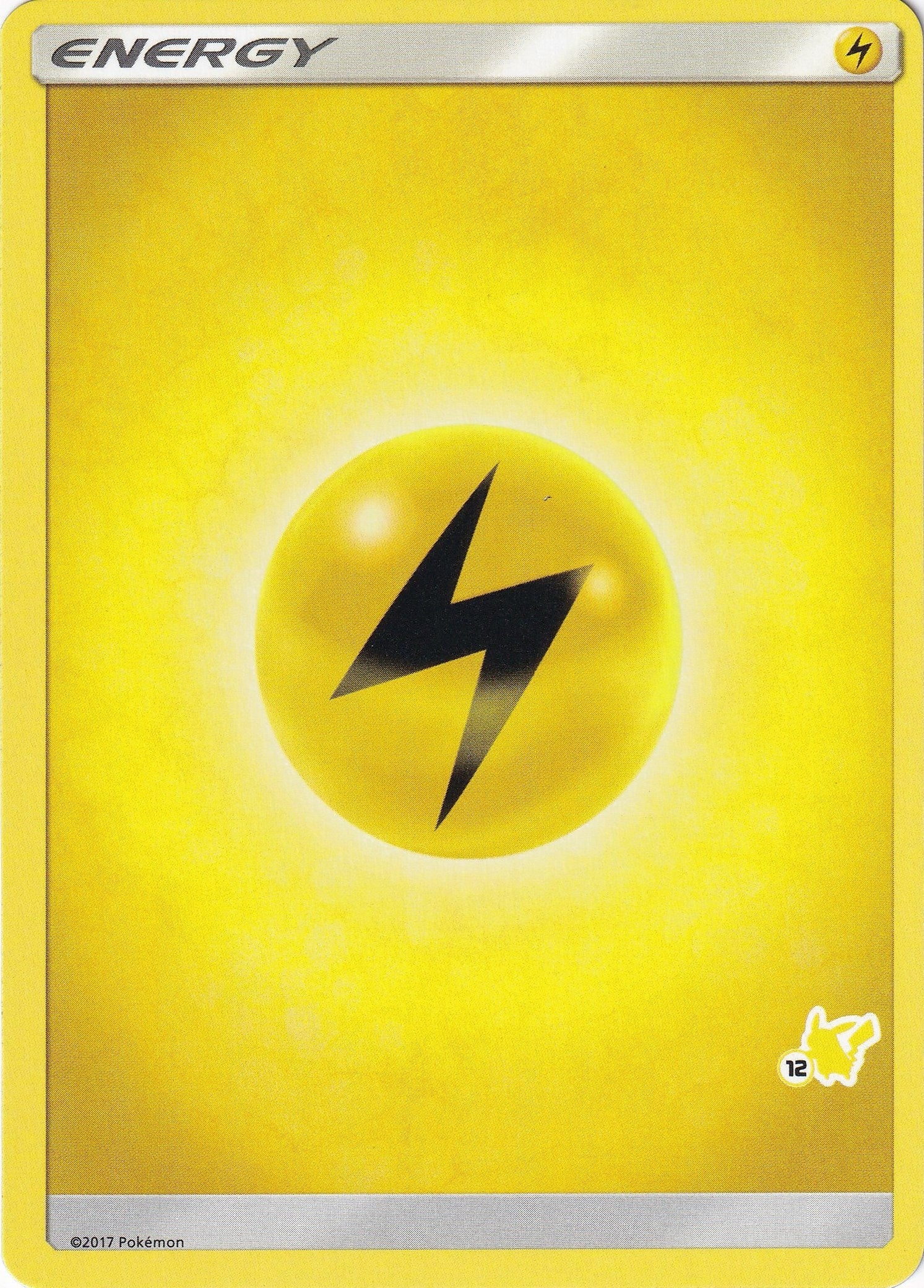 Lightning Energy (#12 Pikachu Stamped) (Battle Academy) (BTA)