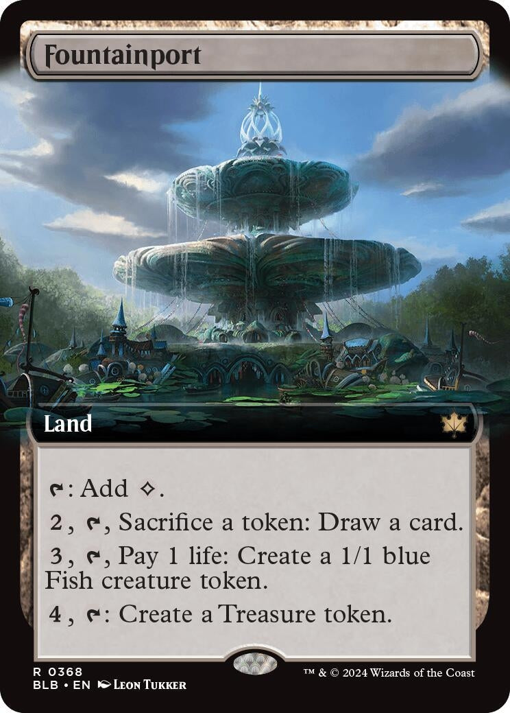 Fountainport (Extended Art) (368) (Bloomburrow)