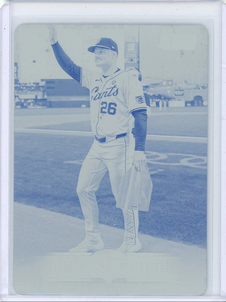 Matt Chapman 2025 Topps Stadium Club Cyan Printing Plate 1/1