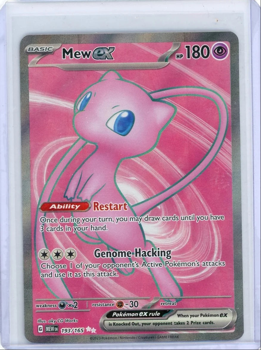 Mew ex Pokémon 151 Full-Art #193/165