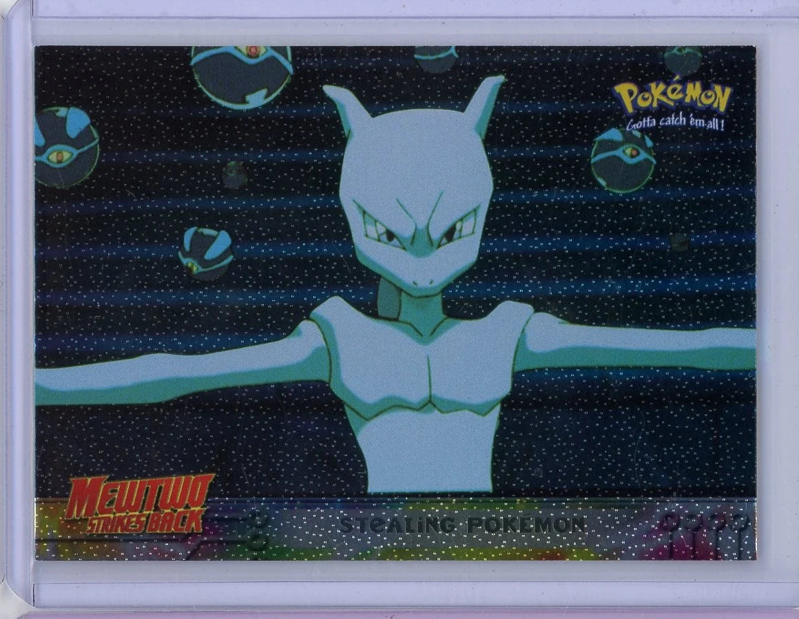 Stealing Pokémon Topps Mewtwo Strikes Back Foil #27