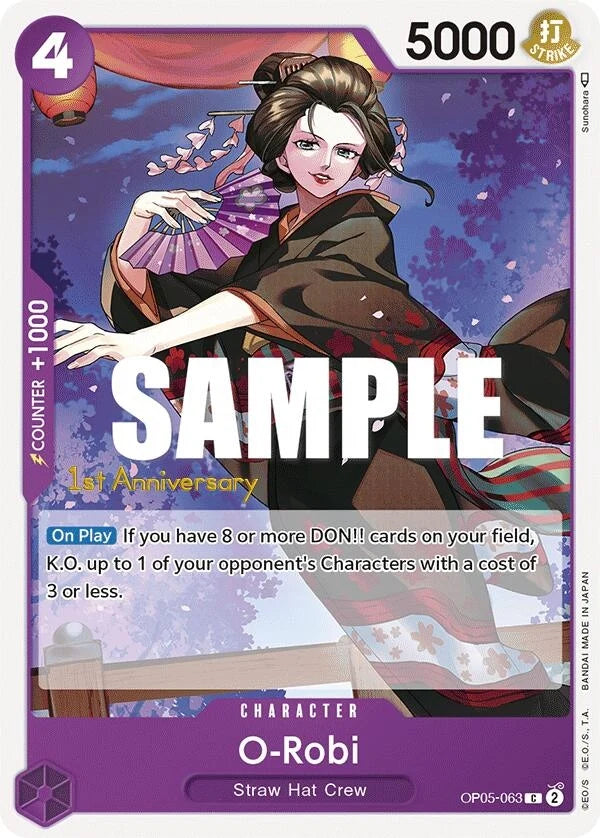 O-Robi (OP05-063) (Awakening of the New Era: 1st Anniversary Tournament Cards) (OP05 ANN)