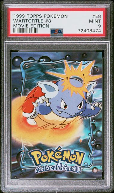 Wartortle 1999 Pokémon Topps  #E8 PSA 9