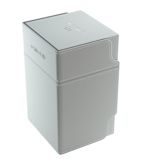 GameGenic Watchtower Convertible Deck Box - White (Holds 100+)
