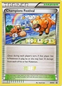 Champions Festival - BW95 (Worlds 13) [Staff] (BW95) (Black and White Promos) (PR)