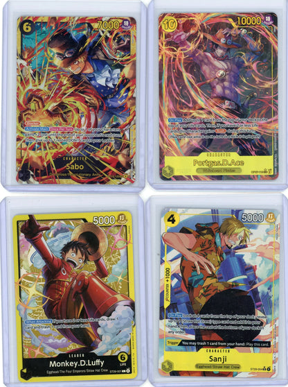 Sabo One Piece Carrying On His Will Secret Rare #OP13-120