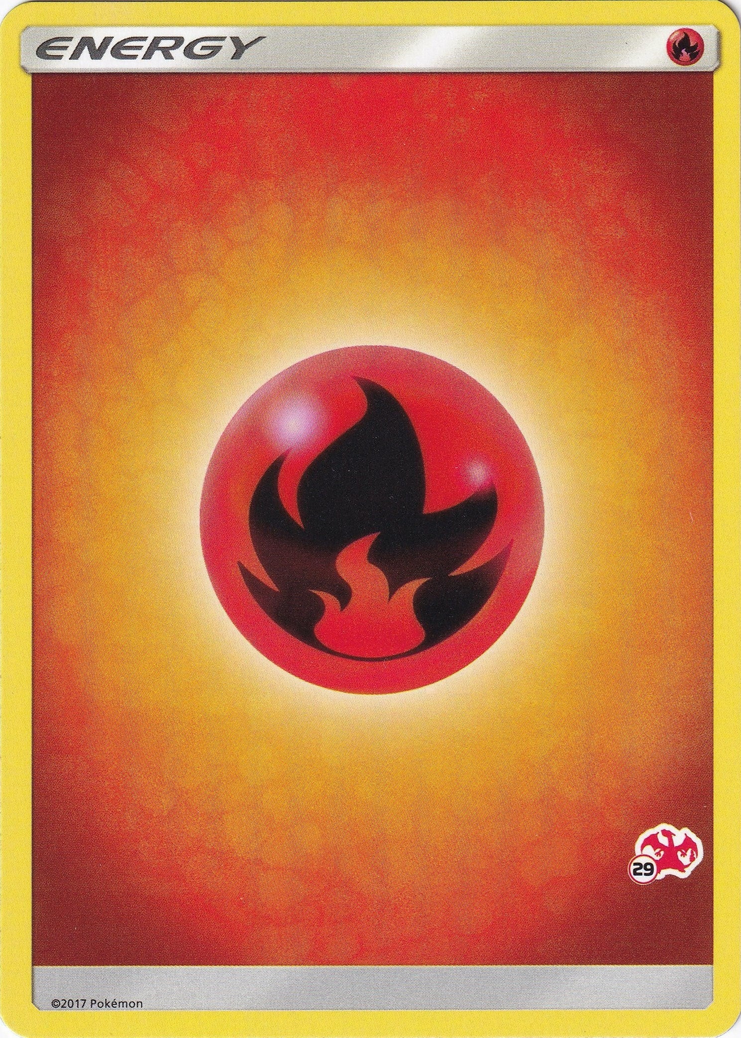 Fire Energy (#29 Charizard Stamped) (Battle Academy) (BTA)