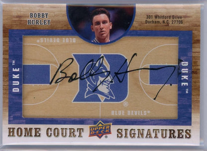 Bobby Hurley 2011-12 Upper Deck Home Court Signatures