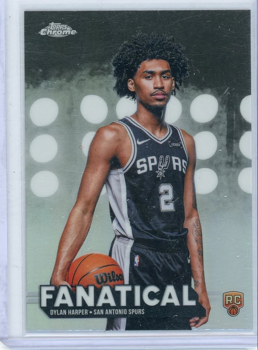 Dylan Harper 2025-26 Topps Chrome Fanatical Rookie Case Hit