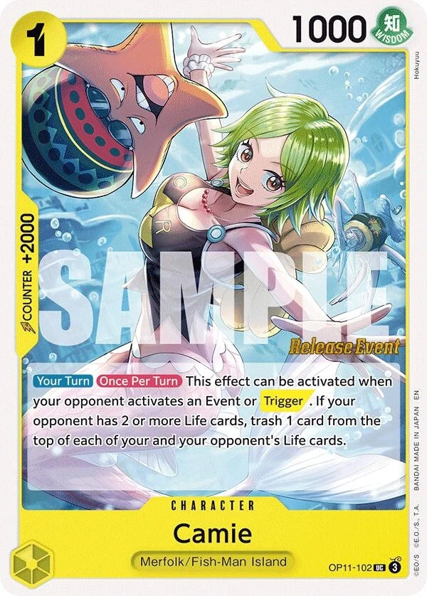Camie (OP11-102) (A Fist of Divine Speed Release Event Cards) (OP11 RE)