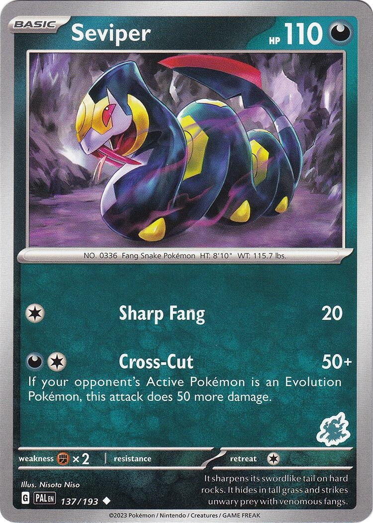 Seviper - Darkrai Deck (137/193) (Battle Academy 2024) (BA24)