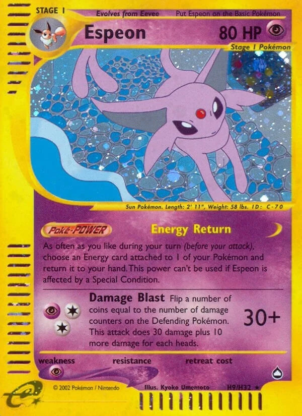 Espeon (H9) (H09/H32) (Aquapolis) (AQ)