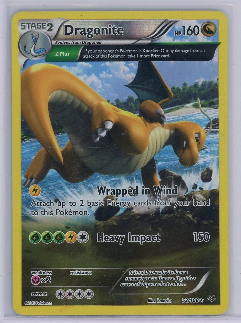 Dragonite Pokémon Roaring Skies Reverse Holo #52/108 (MP)