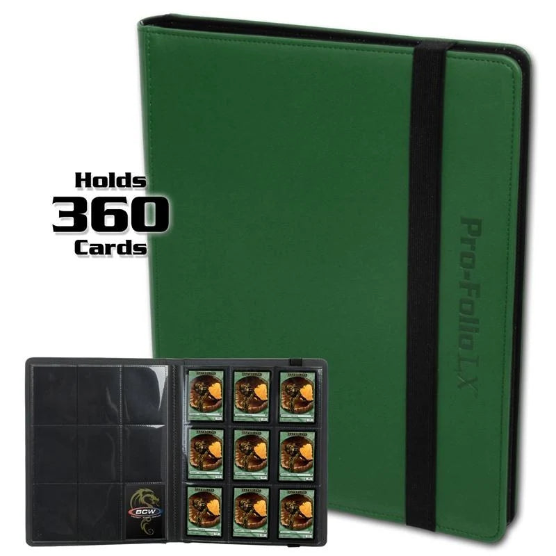 Pro-Folio 9-Pocket LX Album - Green