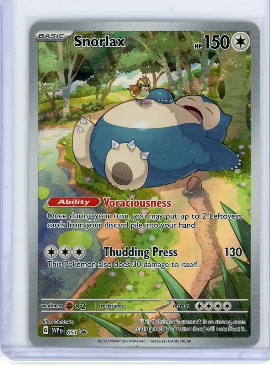 Snorlax Pokémon 151 Black Star Promo #051