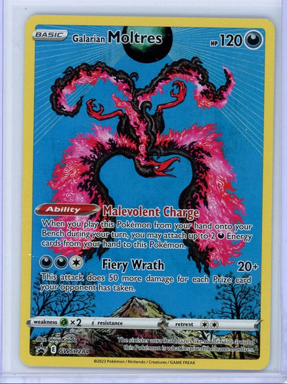 Galarian Molters Pokémon Crown Zenith Black Star Promo #SWSH284