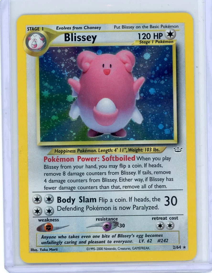 Blissey Pokémon Neo Revelation Holo Rare #2/64