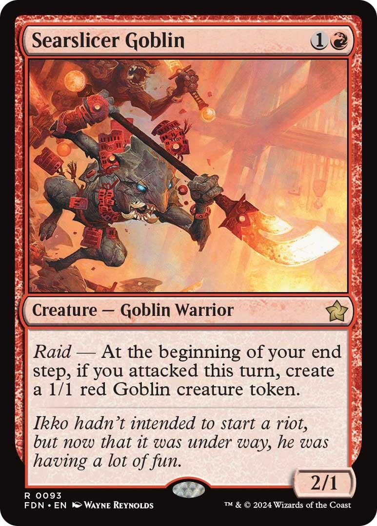 Searslicer Goblin (93) (Foundations)