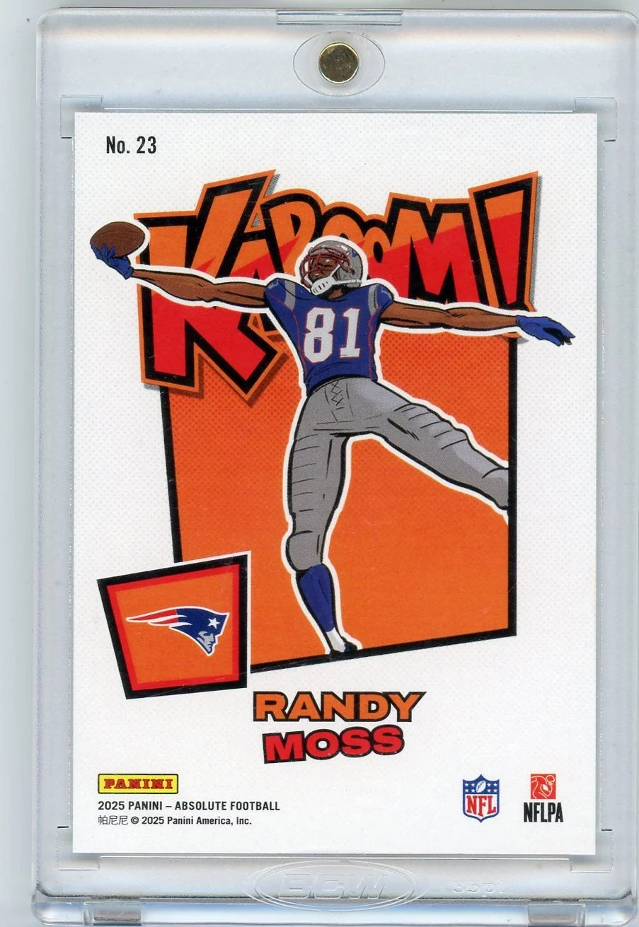 Randy Moss 2025 Panini Absolute KABOOM! SSP