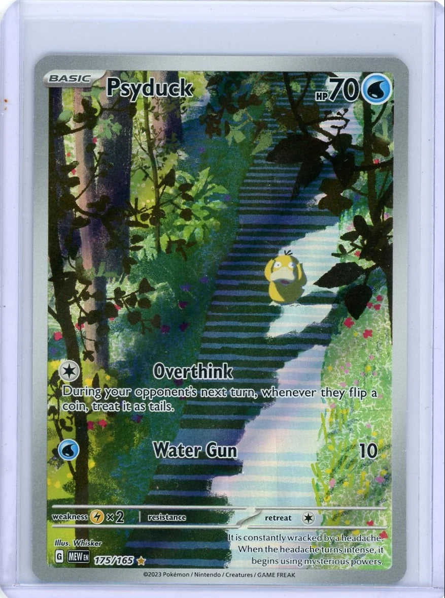 Psyduck Pokémon 151 Illustration Rare #175/165