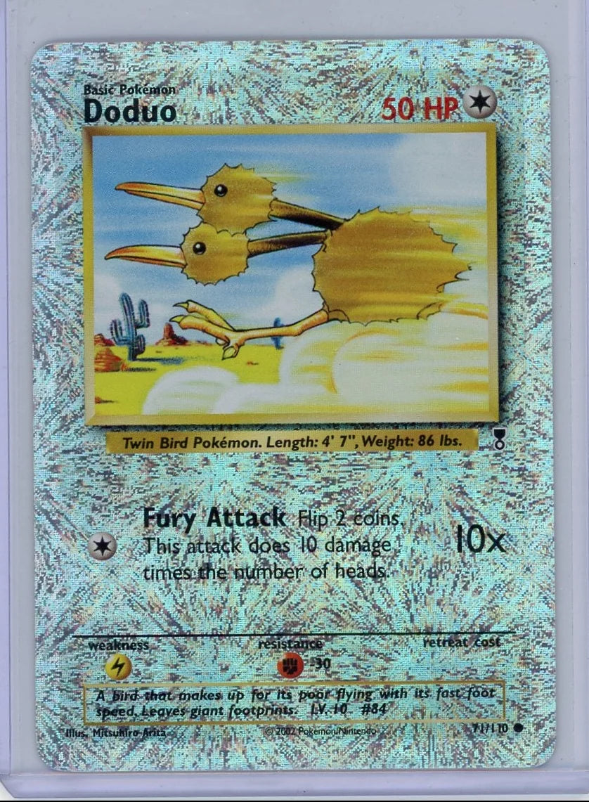 Doduo 2002 Pokemon Legendary Collection reverse holo #71/110