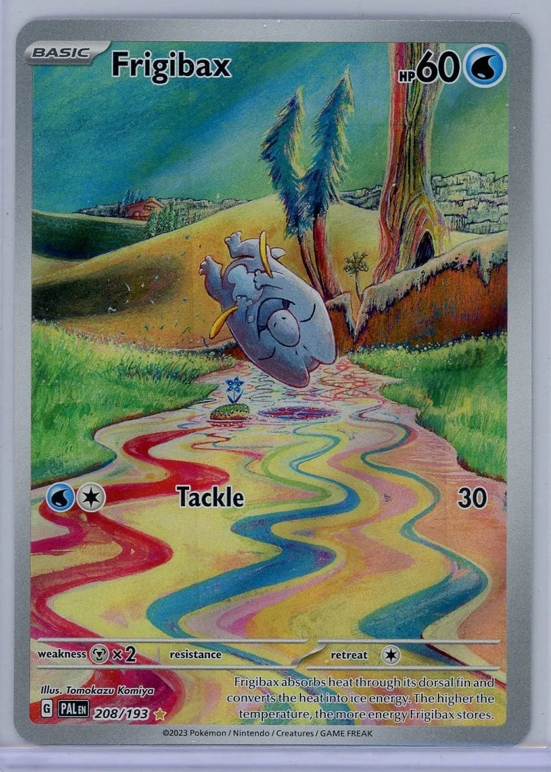 Frigibax Pokémon Paldea Evolved Illustration Rare #208/193