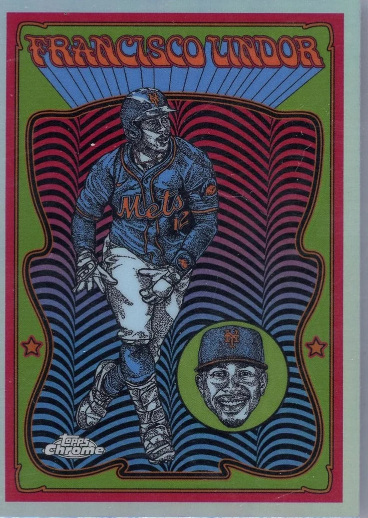 Francisco Lindor 2025 Topps Chrome Ultra Violet