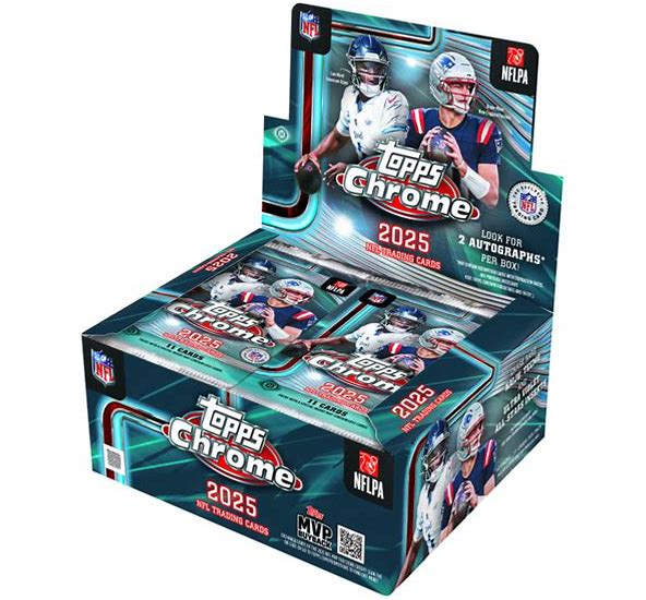 2025 Topps Chrome Football Jumbo Box