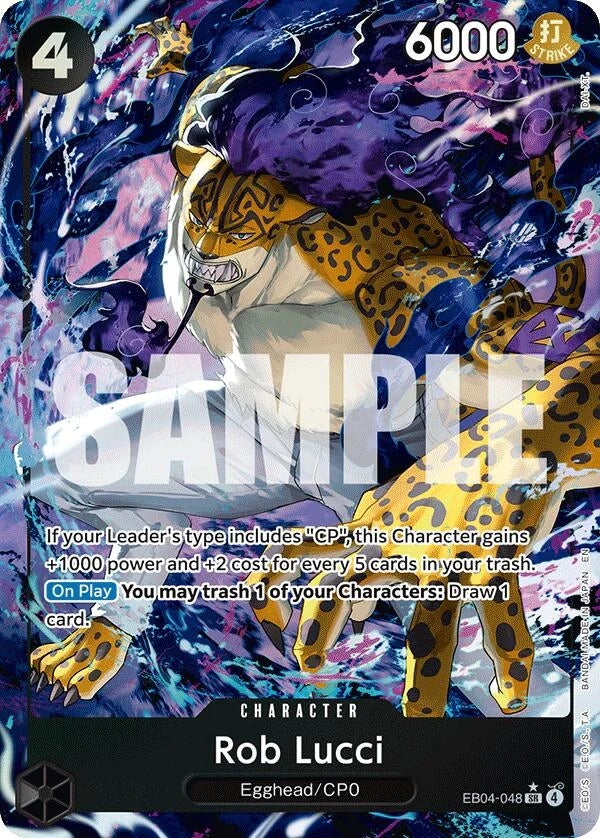 Rob Lucci (Alternate Art) (EB04-048) (Adventure on Kami's Island) (OP15-EB04)