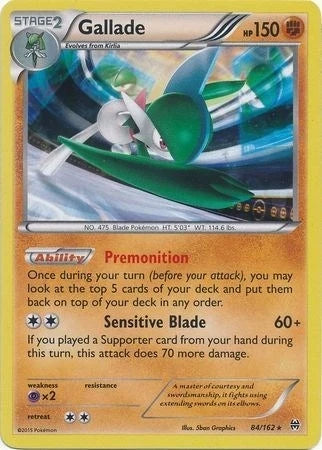 Gallade - 84/162 (Cosmos Holo) (084/162) (Blister Exclusives) (BLE)