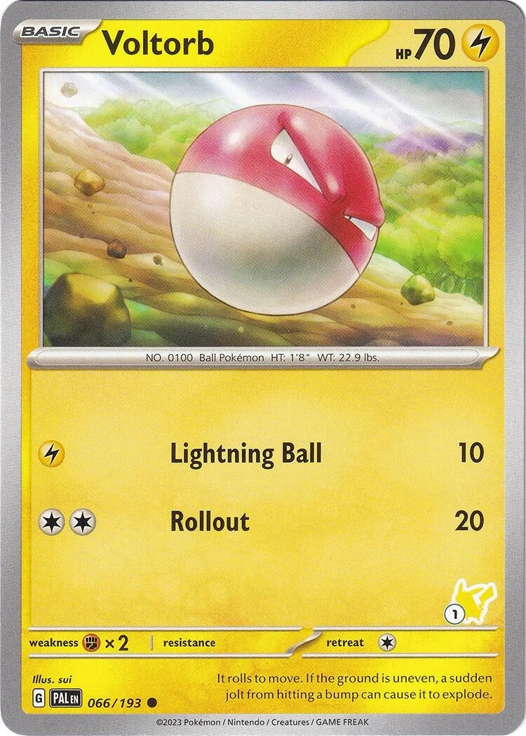 Voltorb - Pikachu 1 (066/193) (Battle Academy 2024) (BA24)
